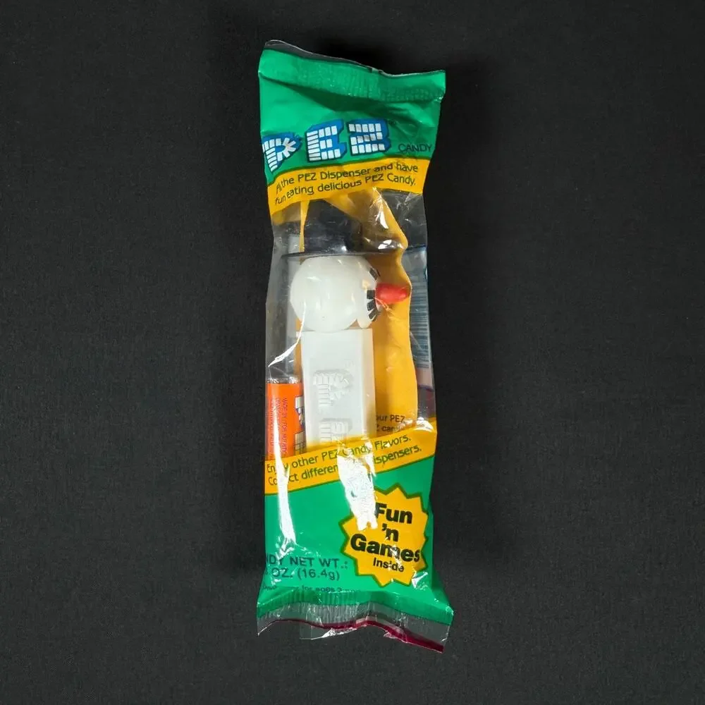 Snowman Pez Dispenser Original Package NEW NOT FOR FOOD